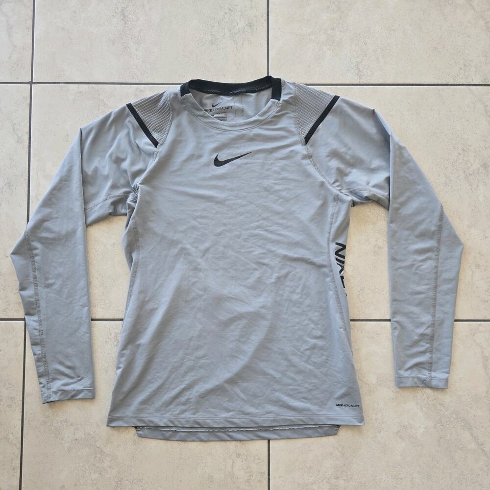 Nike Pro AeroAdapt Shirt Mens Long Sleeve Athletic Training sz L